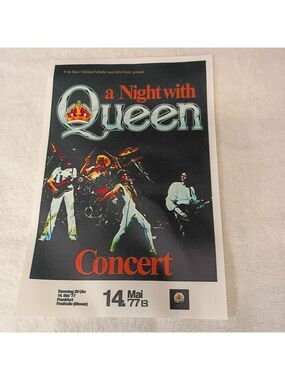2/$10 Queen Concert Canvas Print Poster
